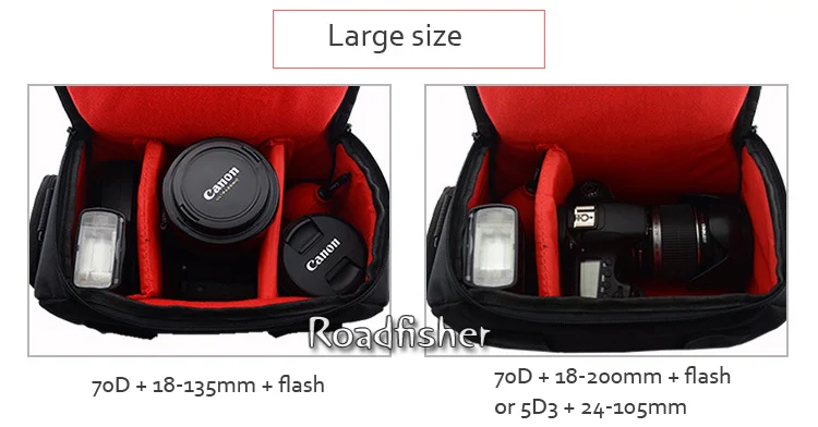 Camera shoulder bag for Canon EOS-17