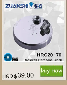 HRC20-70 весы Rockwell C металлическими эталонными блоками твердости Rockwell HRC тест на твердость Стандартный блок для проверки твердости er