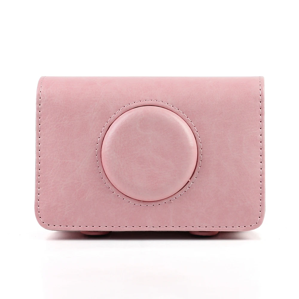 Colorful High Quality PU Leather Bag Camera Retro Protective Case Cover