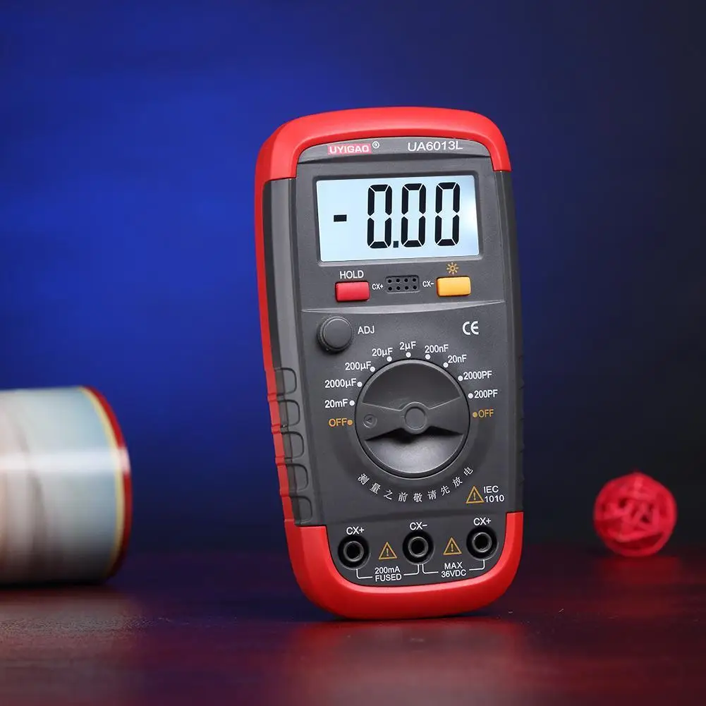 UA6013L Auto Range Digital LCD Capacitor Capacitance Test Meter
