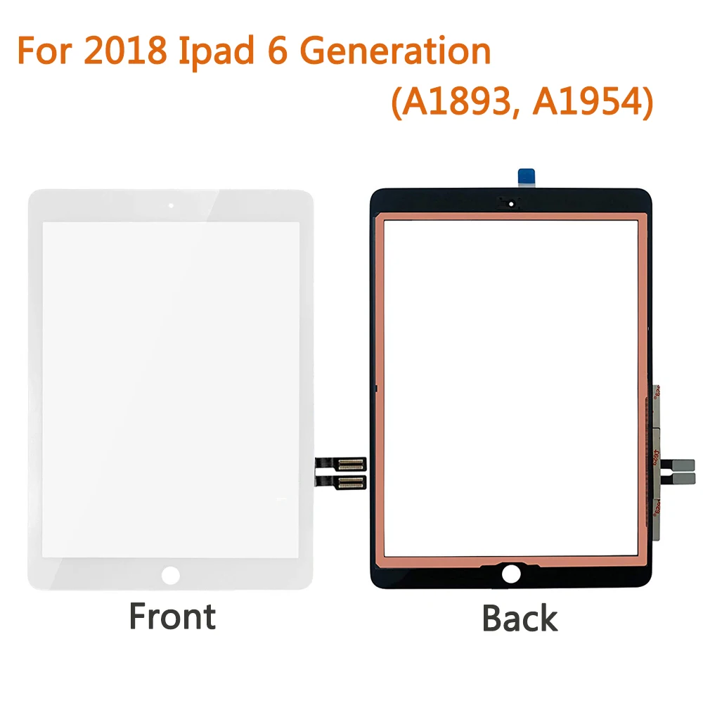 Для 9," iPad сенсорный экран iPad 6 6th A1893 A1954 дигитайзер дисплей передняя внешняя панель Стекло в сборе Замена