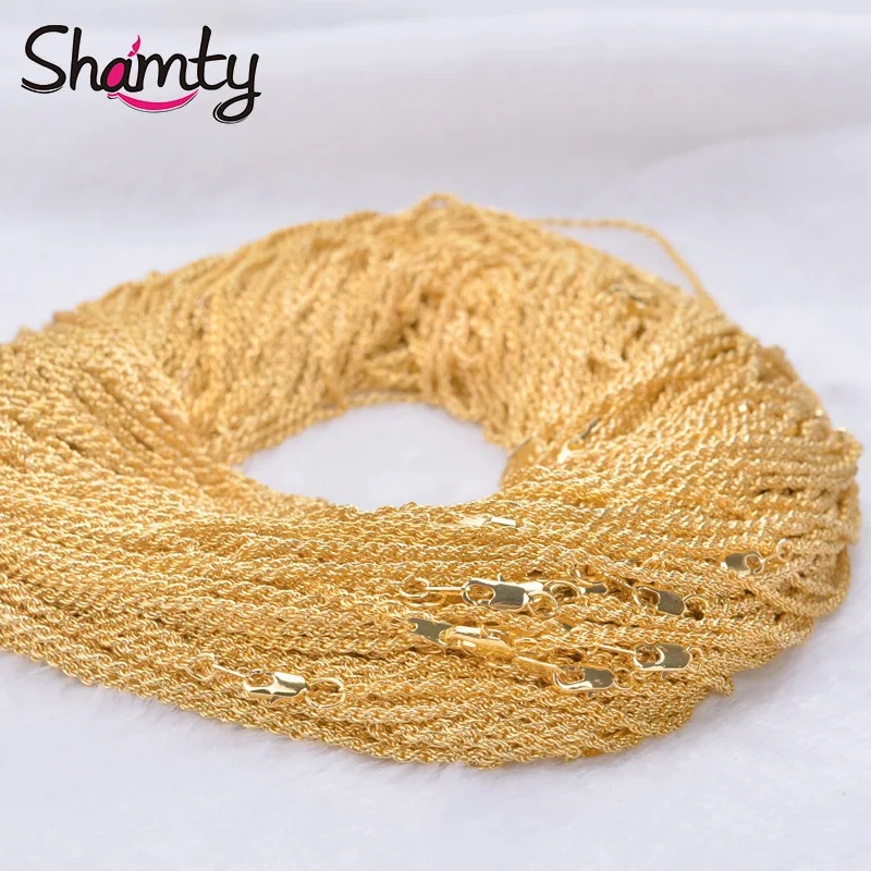 

Shamty 2MM Africa Pure Gold Color Unisex Snake Chain Environmental Protection Prevent