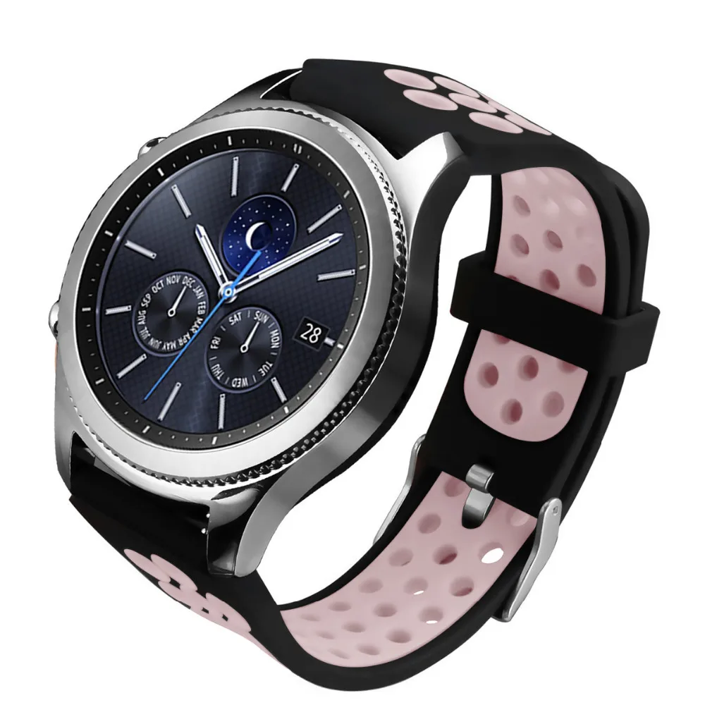 Спортивный ремешок для Samsung Gear S3 Frontier/классические Smart Watch ремешок силиконовый браслет наручный ремень SmartWatch замена Браслет