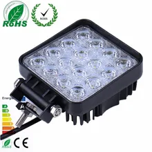 2Pcs 4 Inch 48W LED Work Light for Indicators Motorcycle Driving Offroad Boat Car Tractor Truck 4×4 for SUV ATV Flood 12V 24V