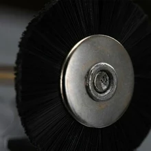 5 шт. 25 мм нейлоновое колесо со щетиной проволоки щетки 1/8 хвостовик мощность роторный инструмент