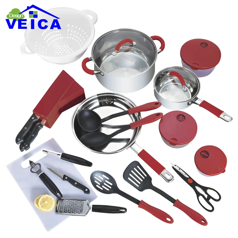 Набор кухонных кастрюль и сковородок 24 шт. в партии 2020|cookware set|kitchen cookware pot setskitchen pots