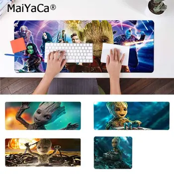 

MaiYaCa 2018 New Guardians Of The Galaxy Groot mouse pad gamer play mats Rubber Mouse Durable Desktop Mousepad