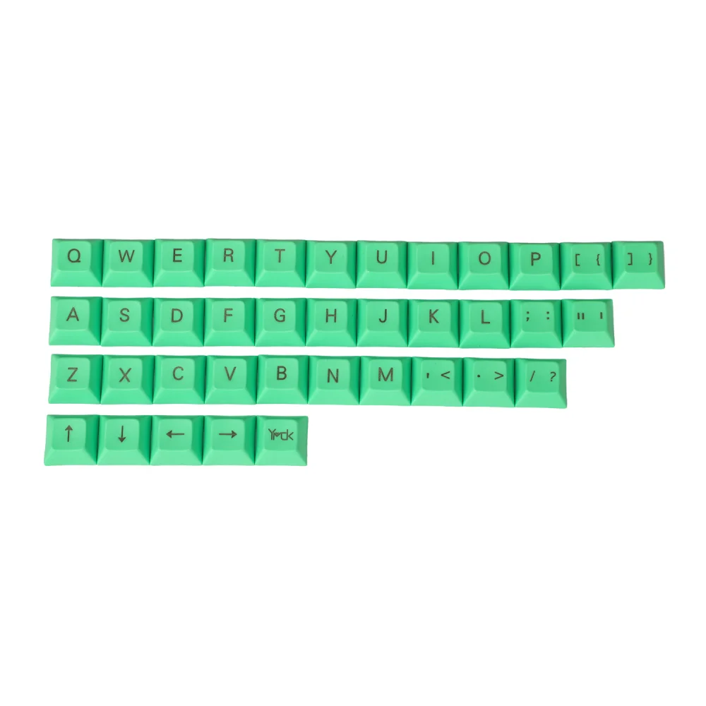 Оптом YMDK Топ Печать DSA 37 ключ Keycap набор 1,4 мм PBT для MX переключатели механическая клавиатура - Цвет: Kit 5