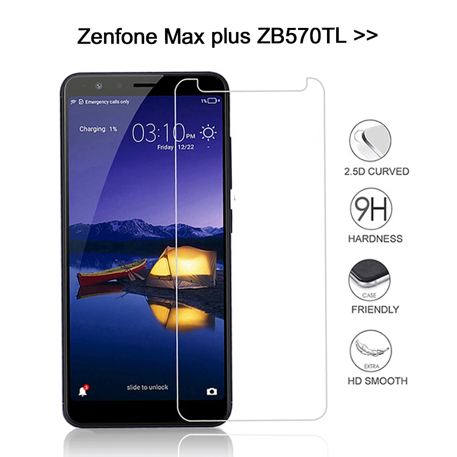 Для Asus Zenfone glass ZB570TL M1 Plus Max закаленное защитное стекло для экрана 2.5D 9H Ультра прозрачная защитная пленка 0,26 мм