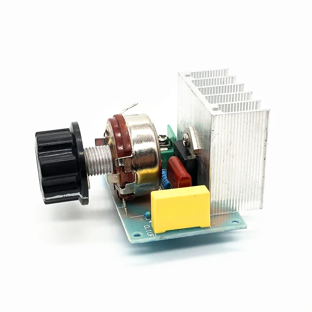 AC 220V 4000W мотор электрический вентилятор печи регулятор напряжения регулятор скорости Диммер scr высокой мощности Реле Переключения
