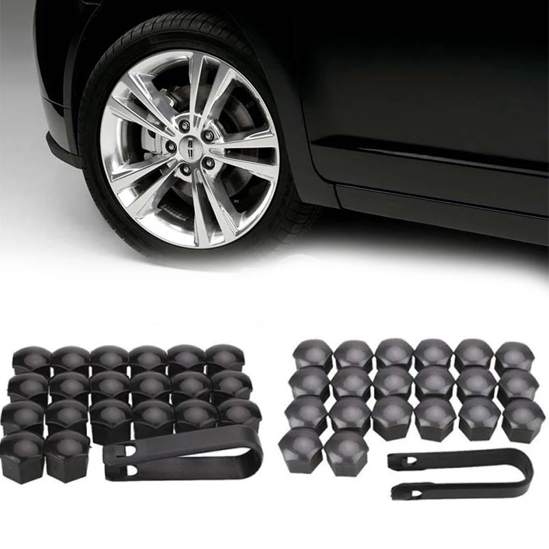 

20pcs Auto Car Dust Wheel Trim Screw Cover Tire Tyre Bolt Nut Cap 17mm