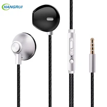 Metal In-Ear Earphone Stereo Bass Sound Earbuds With Mic Wired Control 3.5MM HIFI Headset For iPhone Android Universal Ear Buds Metal In-Ear Earphone Stereo Bass Sound Earbuds With Mic Wired Control 3.5MM HIFI Headset For iPhone Android Universal Ear Buds