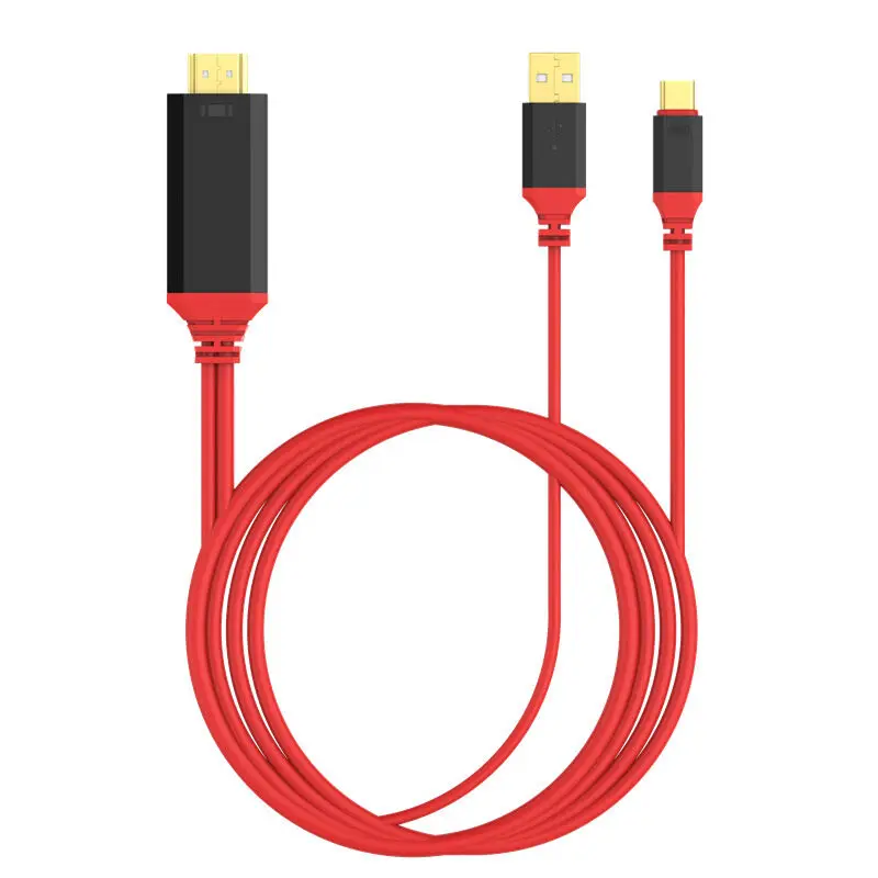 USB-C-HDMI кабель type C-HDMI адаптер для MacBook samsung Galaxy S9/S8 huawei mate 10 Pro P20 USB-C HDMI адаптер