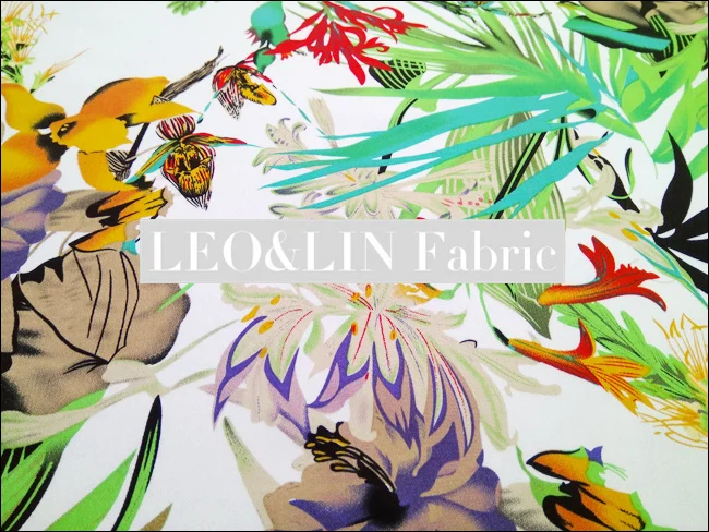 

LEO&LIN Cotton dress coat fabric DIY handmade cotton cloth flowers 50cm