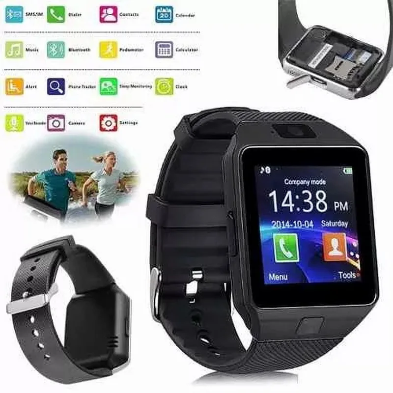 imágenes para Wearable Dispositivos U8 Smartwatch DZ09 Deporte Inteligente SIM Electrónica Digital de Muñeca Reloj Teléfono Con Hombres Para el iphone de Apple Android Wach imágenes para Wearable Dispositivos U8 Smartwatch DZ09 Deporte Inteligente SIM Electrónica Digital de Muñeca Reloj Teléfono Con Hombres Para el iphone de Apple Android Wach