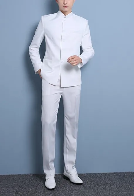 Livraison-gratuite-style-Chinois-mince-mens-stand-tunique-col-solide-blanc-couleur-mince-robe-costume-hommes (2)_