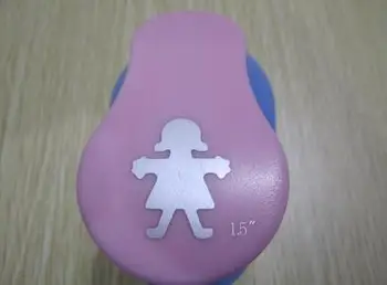 

free shipping 1.5"(3.8cm) girl EVA foam punch paper punch for greeting card handmade ,Scrapbook Handmade diy toy puncher