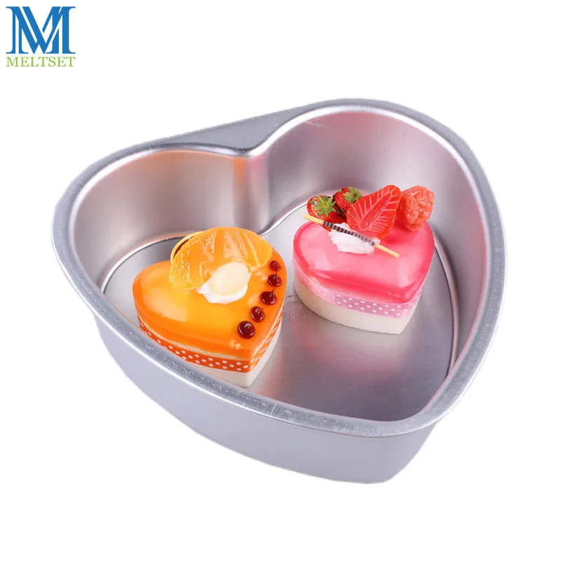 6 дюймов BakingPan форма сердца для выпечки пирожных с шоколадной начинкой потерять