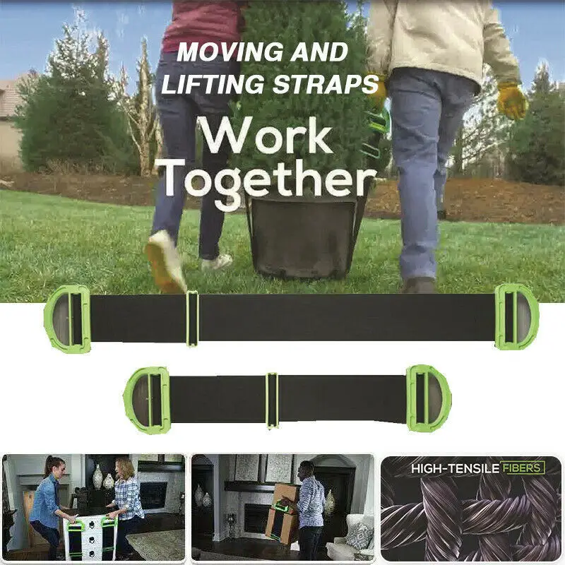 Clever Carry Moving Lifting Moving Strap Carry Ropes Transport Belt Wrist Straps Home Move Convenient Tools