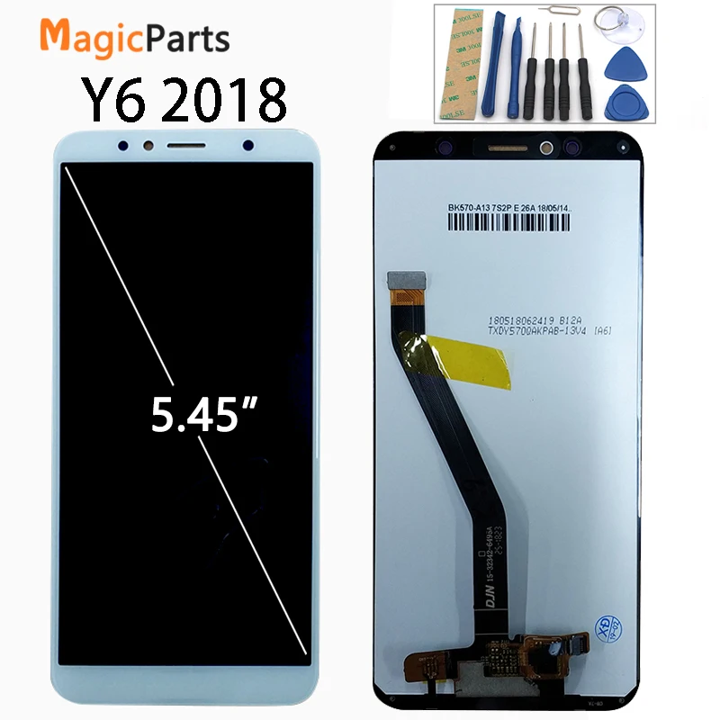 ЖК-дисплей Huawei Y6 2018 сенсорный экран дигитайзер для Prime ATU L11 L21 L22 LX1 LX3 L31 L42 с рамкой |