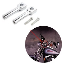 " 25 мм хромированные мотоциклетные руль стойки для руля бар крепление зажим для пользовательского Чоппер поплавок
