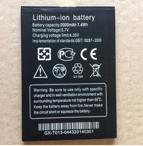 3 7 V 2000mAh DEXP IXION MS 5 дюймов батареи мобильного телефона | Мобильные телефоны и