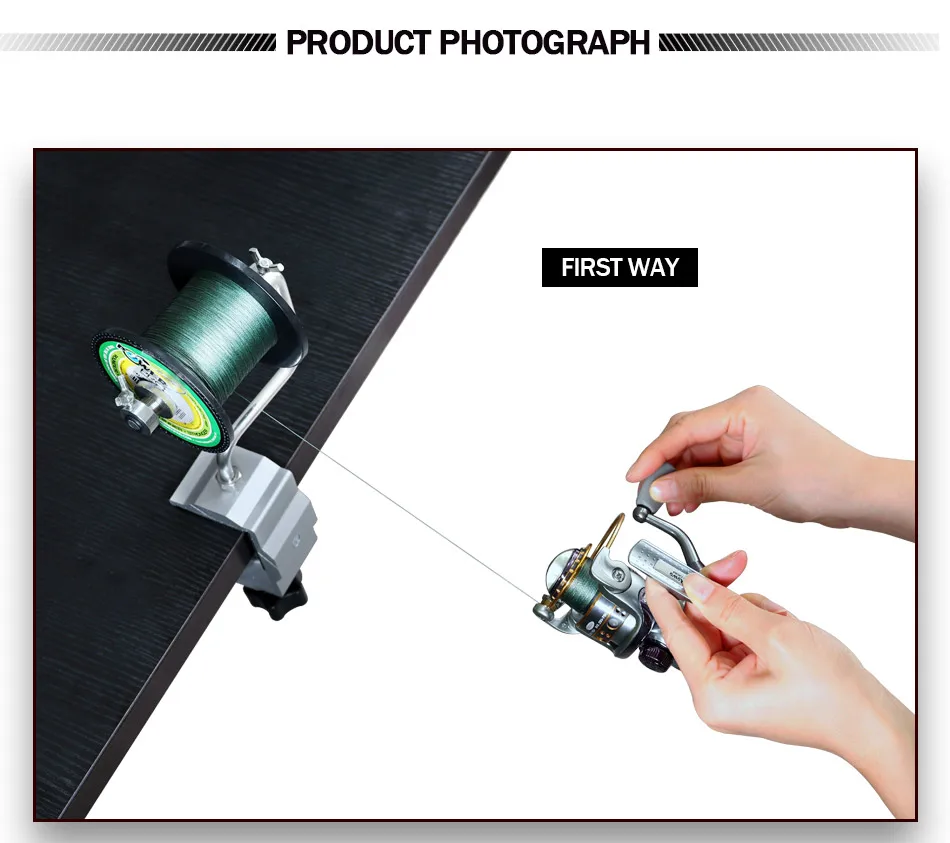 Рыболовная леска спулер с зажимом Рыболовная катушка спулер система снасти рыболовная леска намотка морские инструменты для ловли карпа
