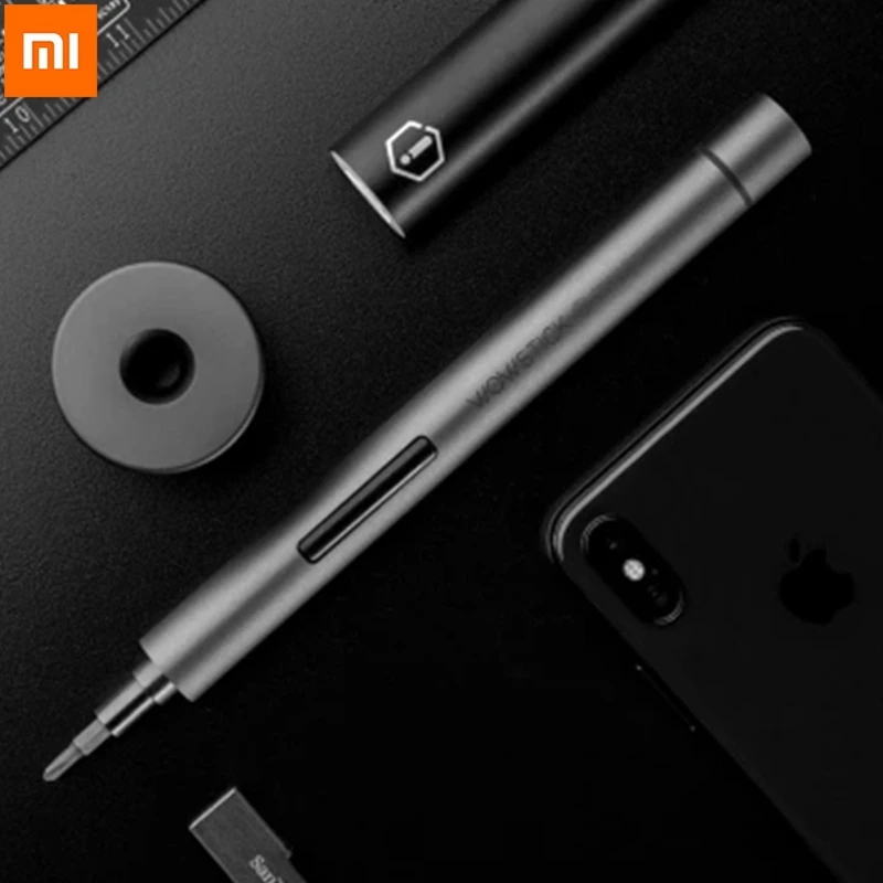 New Xiaomi Wowstick 1F Pro Mini Electric Screwdriver Rechargeable Cordless Power Screw Driver Kit W
