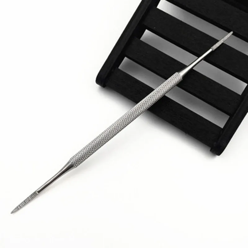 

100PCSNew stainless steel Nail-Clippers nails file dual-head dual-Purpose Armor manicure tool