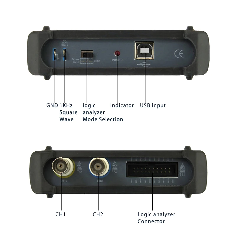 ISDS205C обновленная версия MDSO-LA ПК USB аналоговый Виртуальный осциллограф 16 Канальный Логический анализатор пропускной способности 20 м анализ цепи