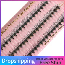 Накладные ресницы профессиональные Черные искусственные 60 кластеров в 1 поднос для макияжа Индивидуальные ресницы для наращивания натуральные накладные ресницы