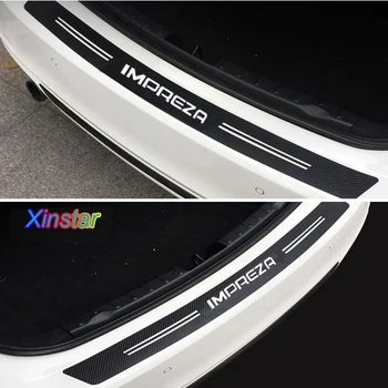 

Carbon fiber car 3D 5D Material car bumper sticker for SUBARU WRX Impreza