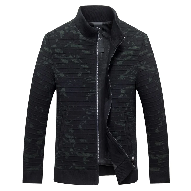 

DZYS Men's Spring Autumn Jacket Stand Collar Outwear Coat for Men Male 7941