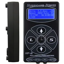 Профессиональный источник питания для татуировки Hurricane hp-2 Powe поставка цифровой двойной светодиодный дисплей татуировки Электропитание машины