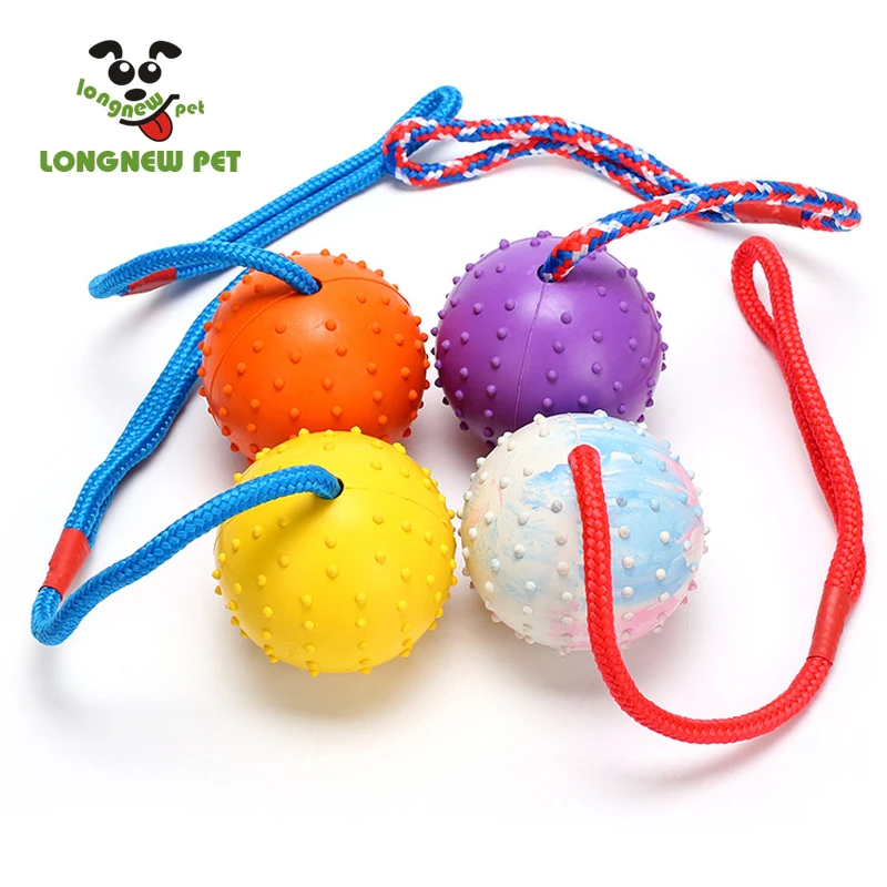 Buy Rubber Balls For Dogs Yellow Non toxic Chew Safe