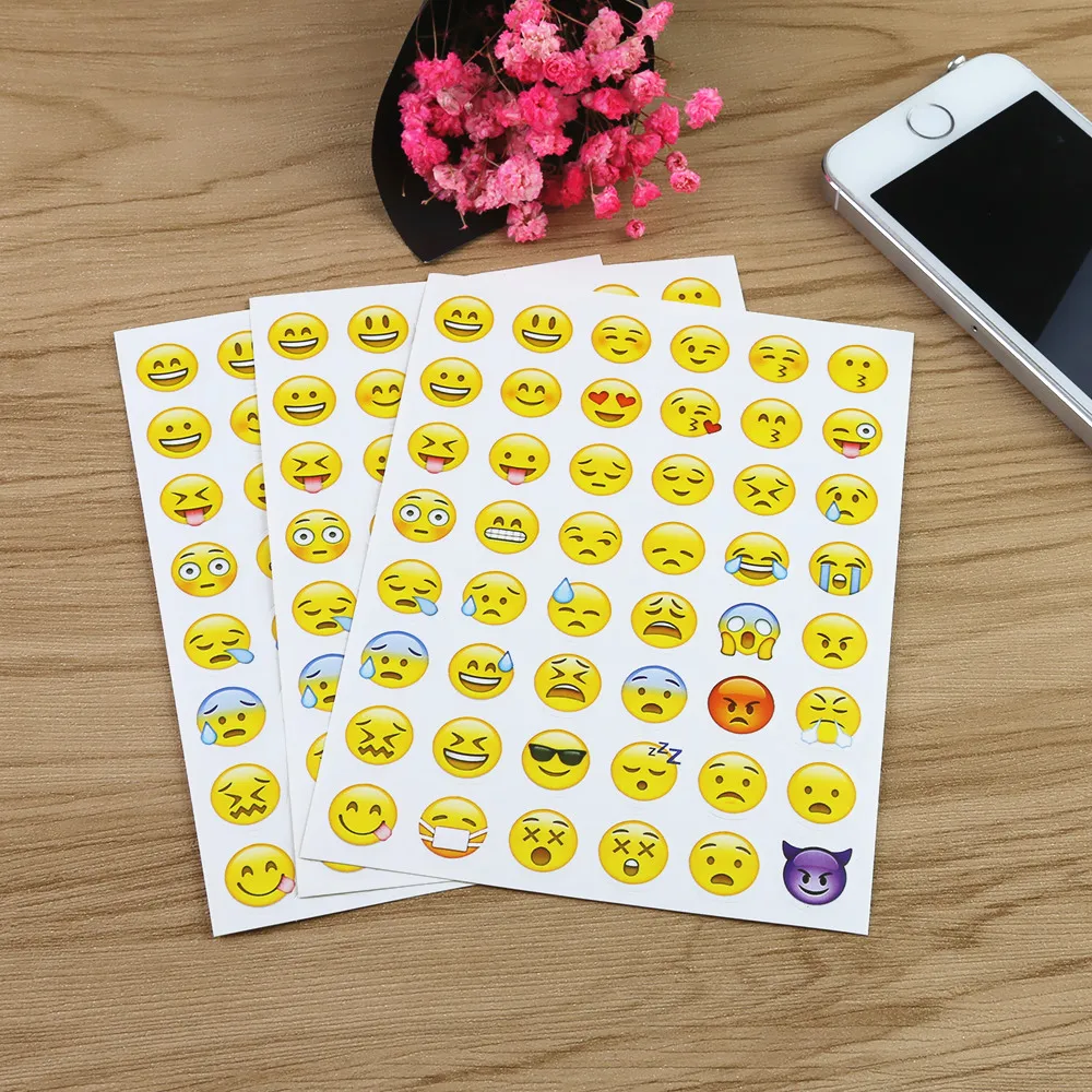 5 unidades teléfono móvil lindo Pegatinas charla breve nota decorar Adesivo lápiz Etiqueta Engomada para Apple Iphone 5 5S 6 6 s Plus