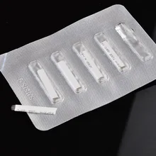 100 шт./лот 18 контакт. u-образный татуировки игла перманентный макияж татуировка лезвие Microblading татуировки руководство ручка татуировка лезвие