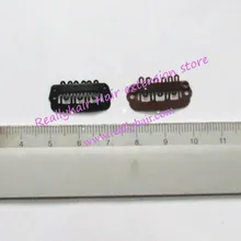 shipping100pcsD. коричневый 2.4 см 6teeth волосы оснастки парик зажимы для машины Wefted/сотка расширений профессиональные аксессуары салон