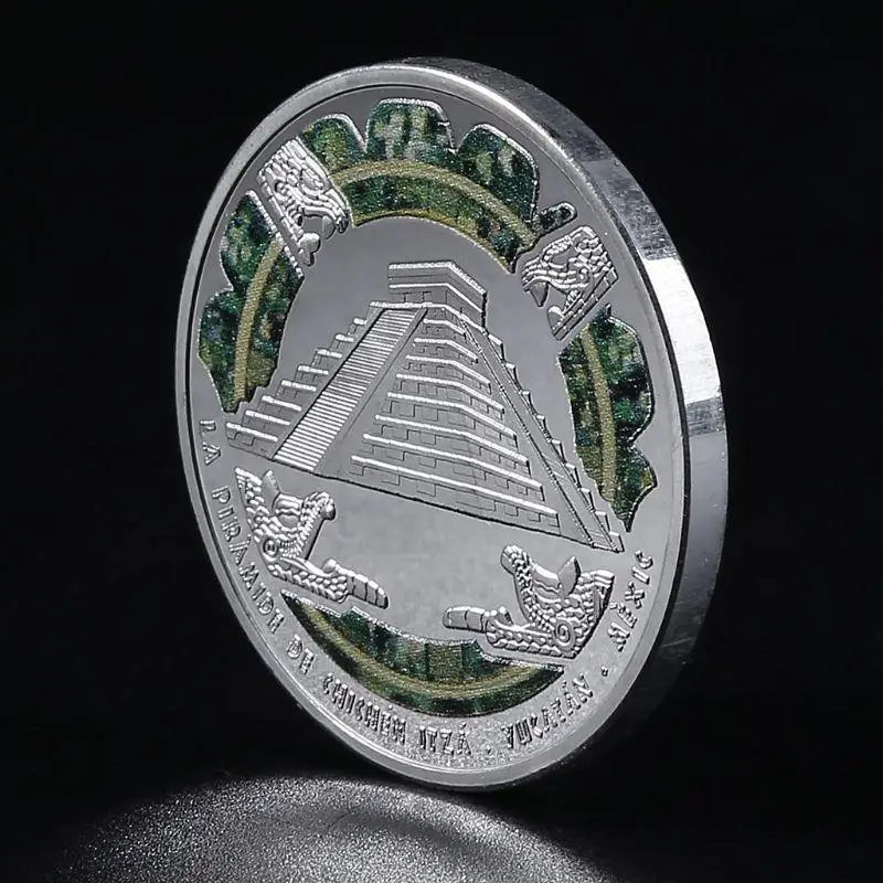 

Maya Memorial Coin Pyramids Coins American Coins Mexico Aztec Silver Foreign Coins