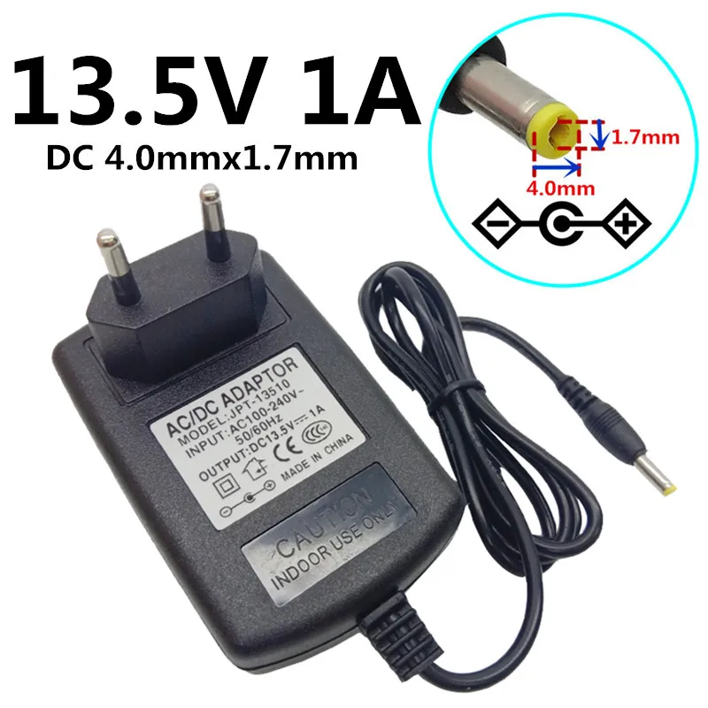 EU AC//DC 6V 1A 1000mA Power Supply Cord Adaptor /& adapter 4.0mm x 1.7mm