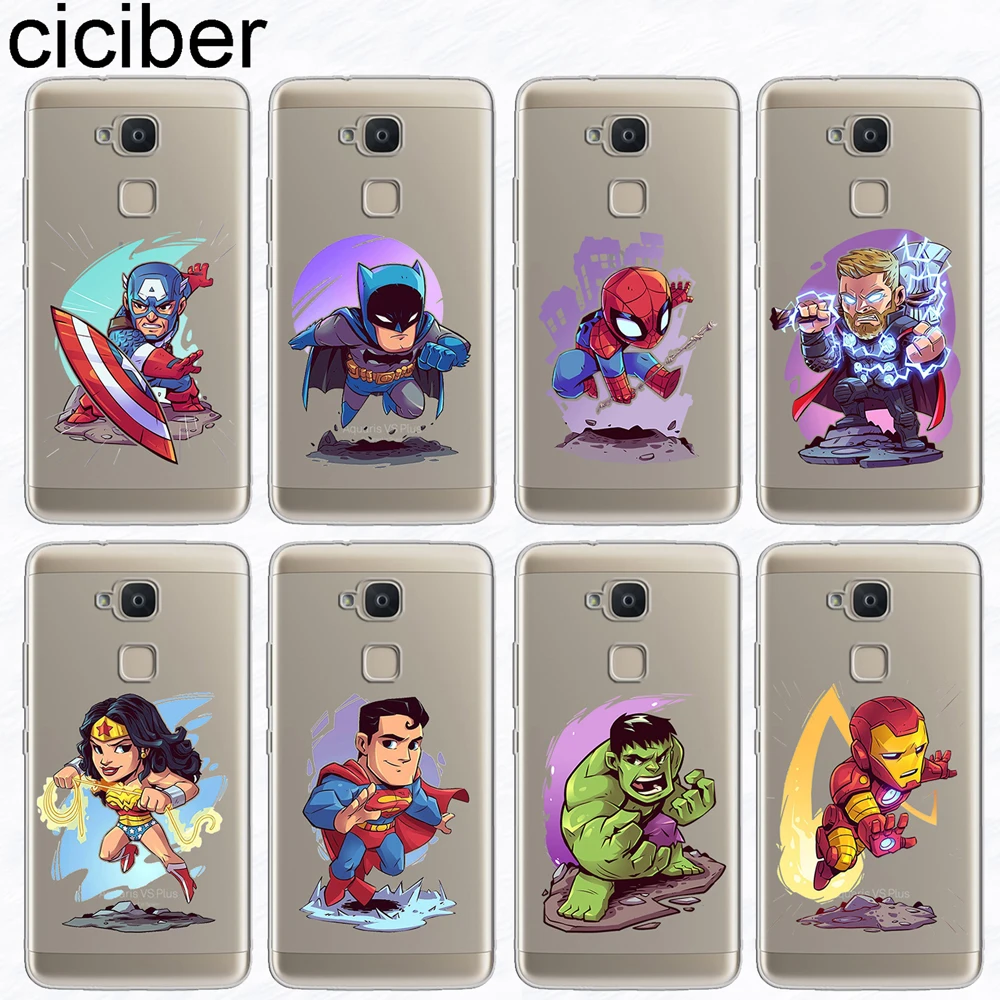 

ciciber Marvel DC Phone Case Funda for BQ Aquaris X V VS C U2 U X2 X5 Plus Lite Pro Soft TPU Coque for BQ M5 E5 M5.5 M E4.5 M4.5