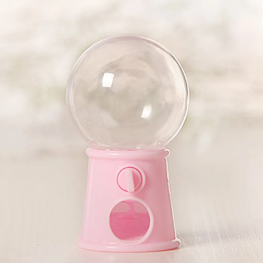 

12pcs Cute Mini Candy Gumball Machine Box Kids Toy Vending Machine Saving Coin Bank Baby Shower Sweet Table Decors