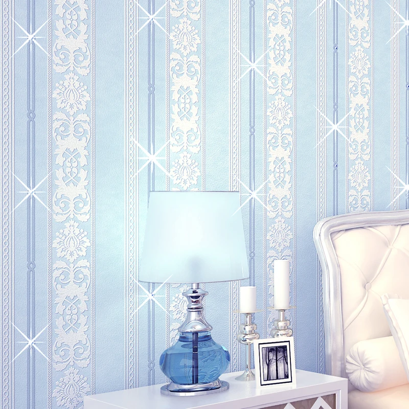 beibehang-3d-diamondsimple-listras-elegante-papel-de-parede-nao-tecido-wallcoverings-quarto-fundo-papel-de-parede-auger-cristal