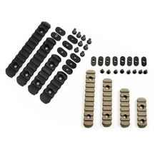 4 шт./компл. Принадлежности для охоты Сфера рейку прицел Airsoft фонарик Rail нейлон MOE направляющий рельс