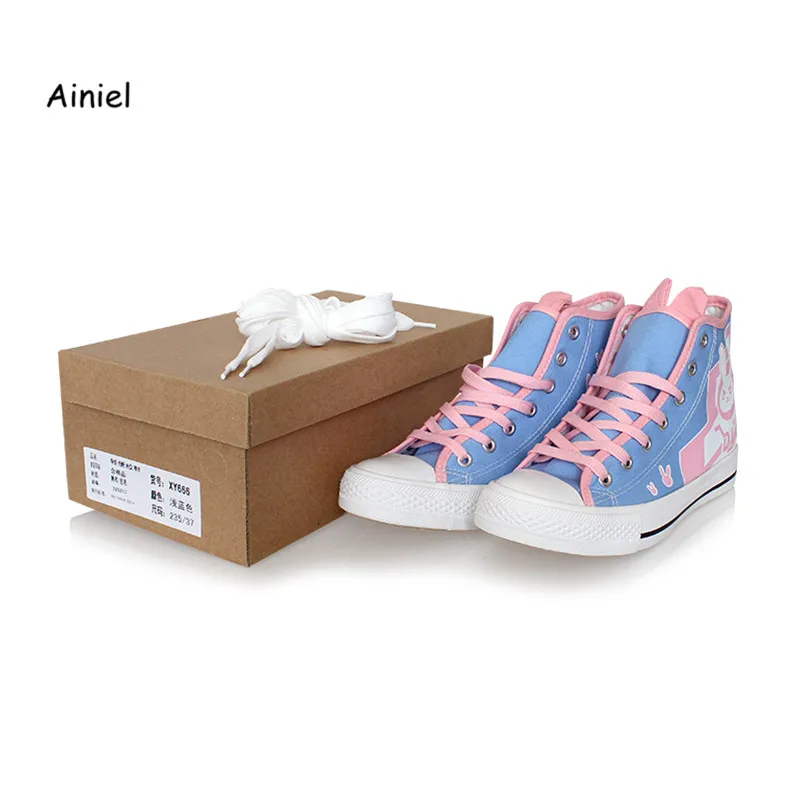 

Ainiel Hot Game OW D.Va Cosplay Costume DVA DJ Tracer Mercy Cosplay Boots Flat Heel Shoes Halloween Party For Girls and Women