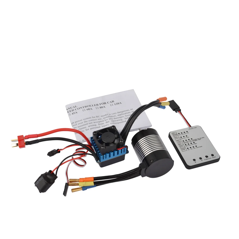 RC обновление водонепроницаемый 3650 3300KV бесщеточный двигатель с 50A ESC комбо набор