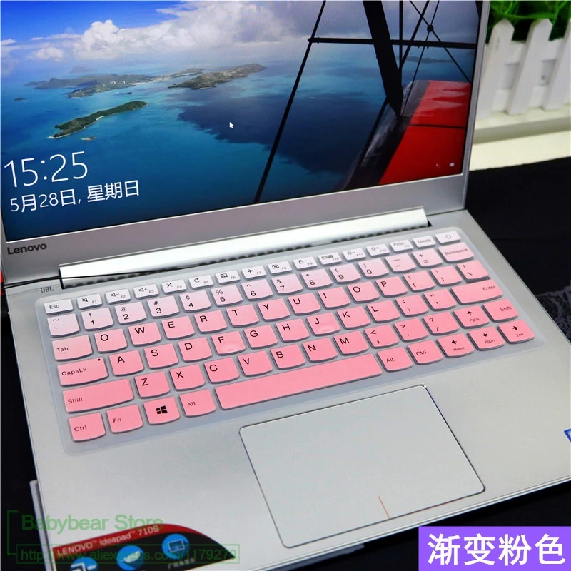 

13.3 inch Keyboard Cover Skin Protector for Lenovo IdeaPad 710S Plus 13 13.3-inch Idea Pad 710s/ 710s Plus Laptop