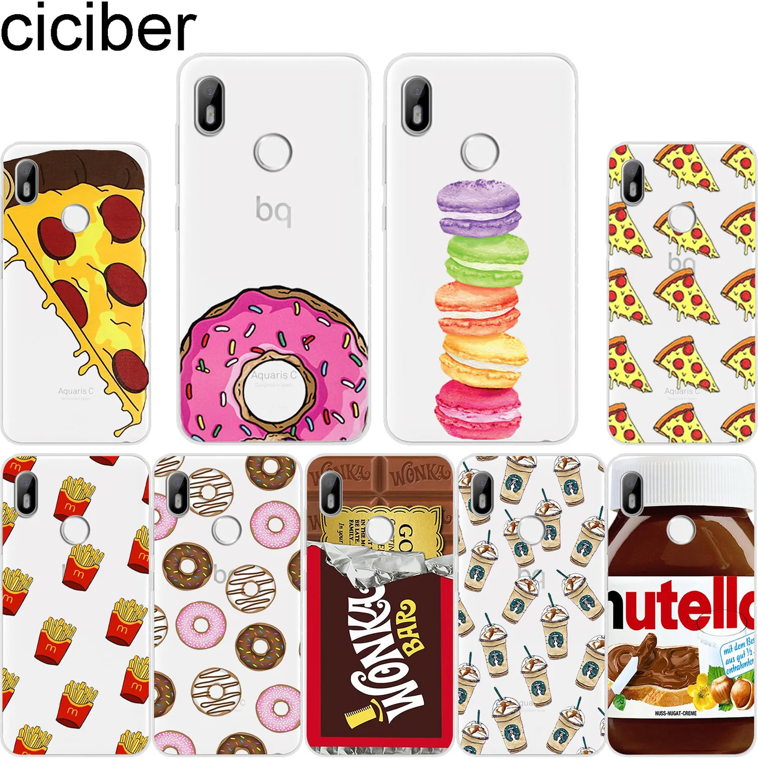 

ciciber Soft Silicone For BQ Aquaris C U2 U X5 V VS X2 X Plus Lite Pro E5 s M5 M5.5 M4.5 E4.5 Phone Cases Back Cover Clear TPU