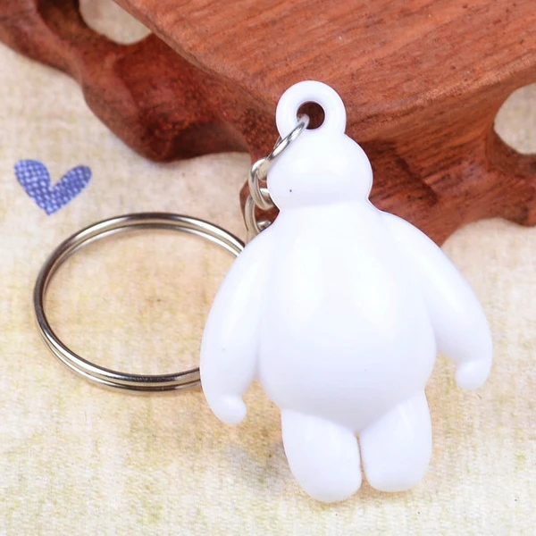 Брелок Baymax Big Hero 6 2 шт. 4 см Милая Мини фигурка игрушки брелок подвеска подарок на
