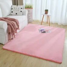 Супер мягкие коврики из искусственного меха для гостиной, спальни, противоскользящий ковер из искусственного меха прикроватные коврики(розовый, белый, серый